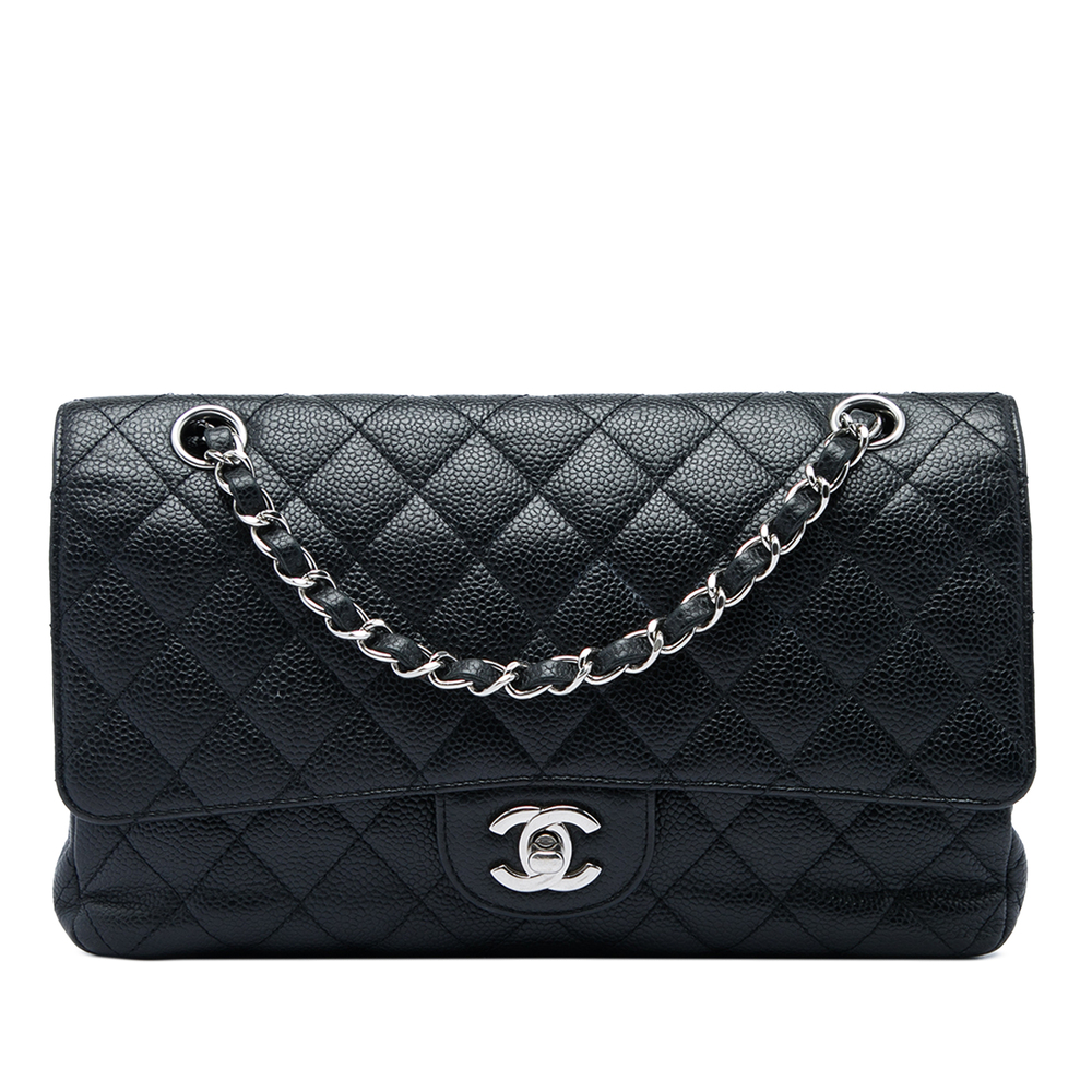 Pre-Loved Chanel Medium Classic Caviar Double Flap